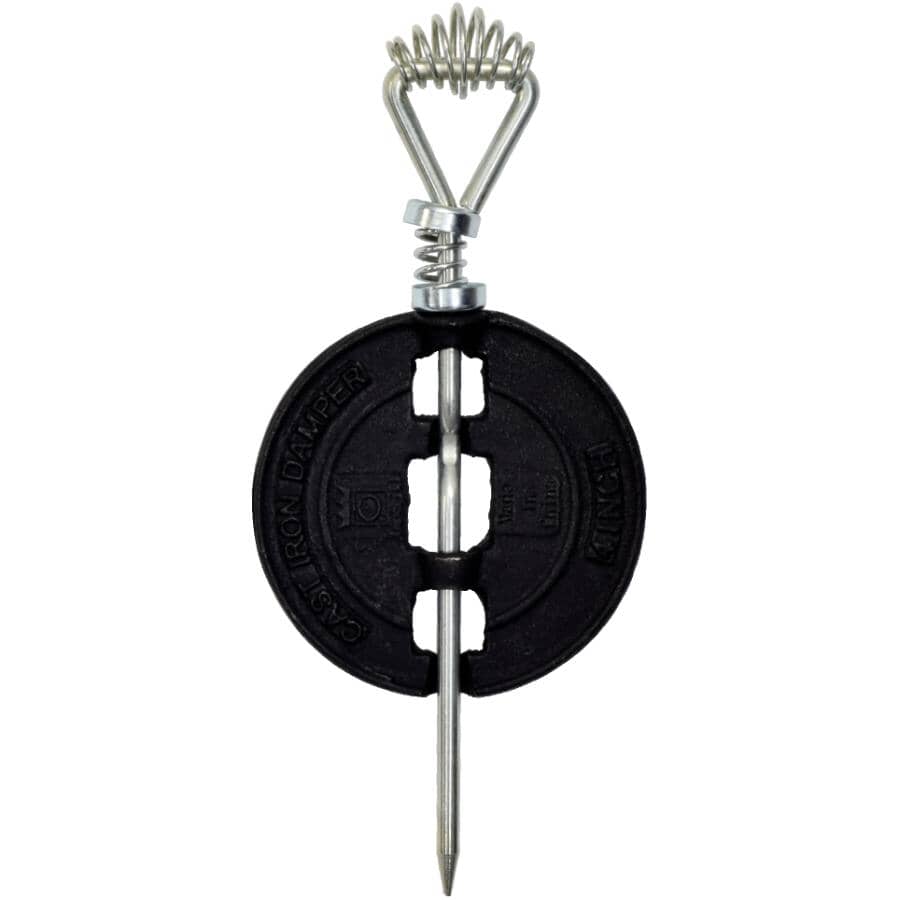 5" Cast Iron Stove Damper