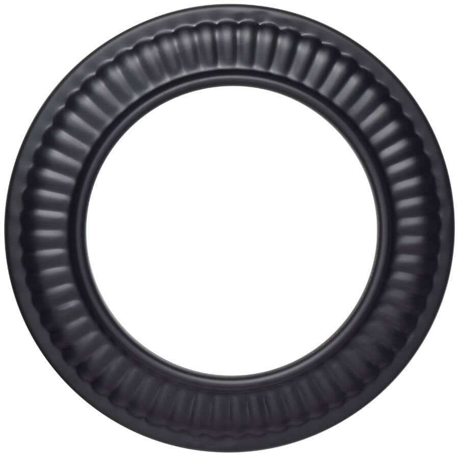 6" Diameter 24 Gauge Black Trim Collar