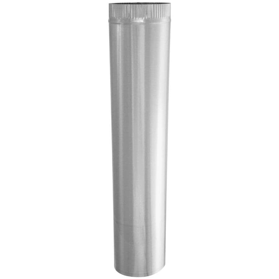 6" x 30" 30 Gauge Galvanized Duct Pipe