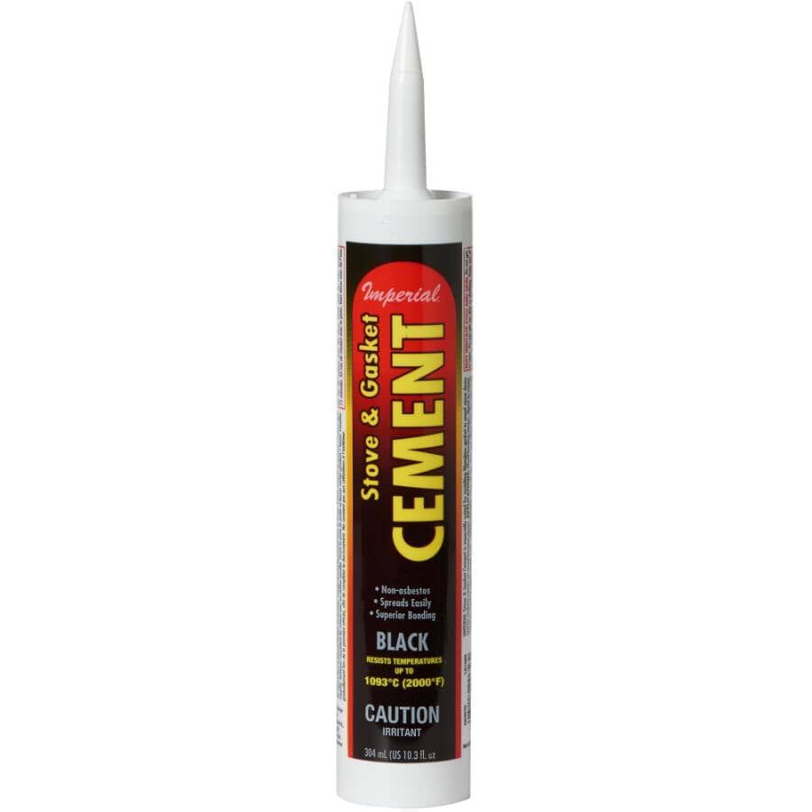 Hi-Temp Stove & Gasket Cement - 304 ml, Black