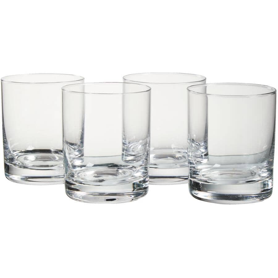 Clear Glass Tumbler Set - 350 ml, 4 Pack