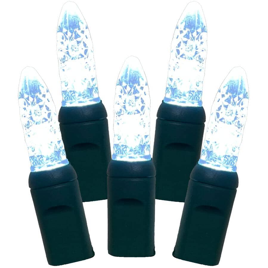 35 LED Pure White M5 Light Set - with Green Wire