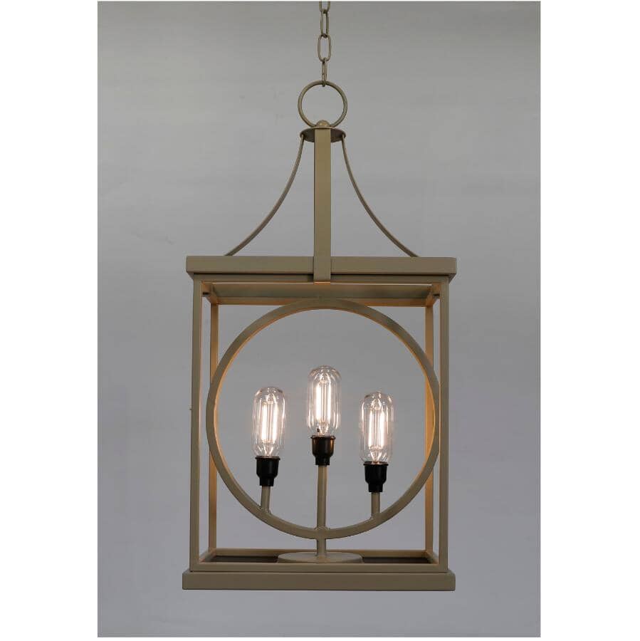 23.5" Metal Chandelier - Battery Operated + Remote