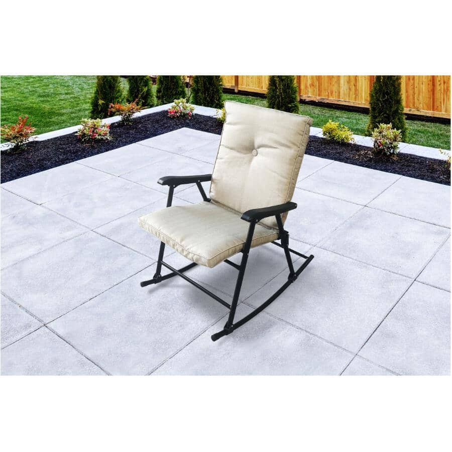 Oversized Padded Rocking Chair