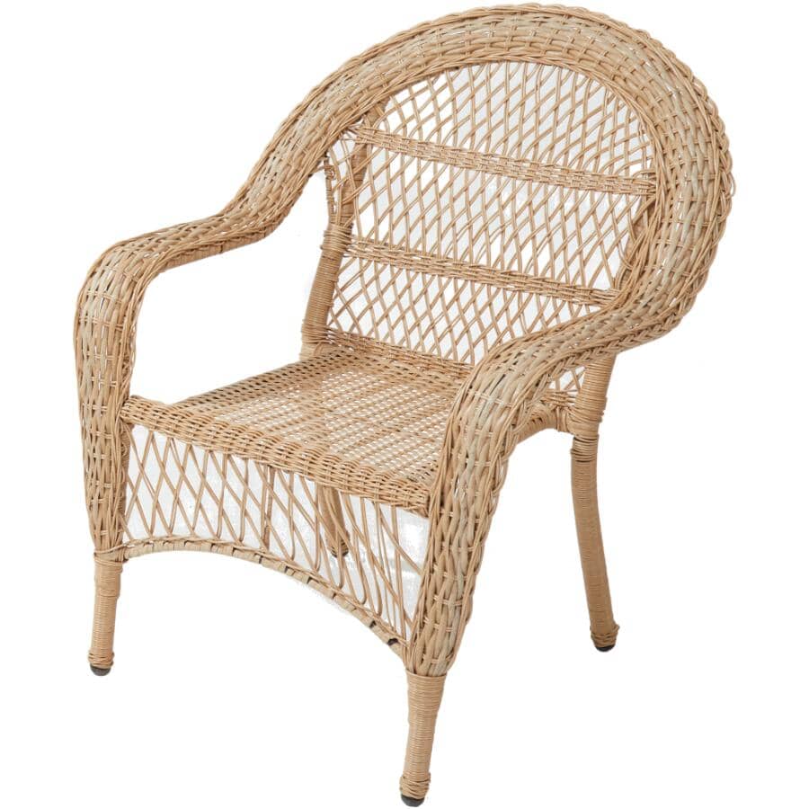 Savannah Single Resin Wicker Chair - Brown