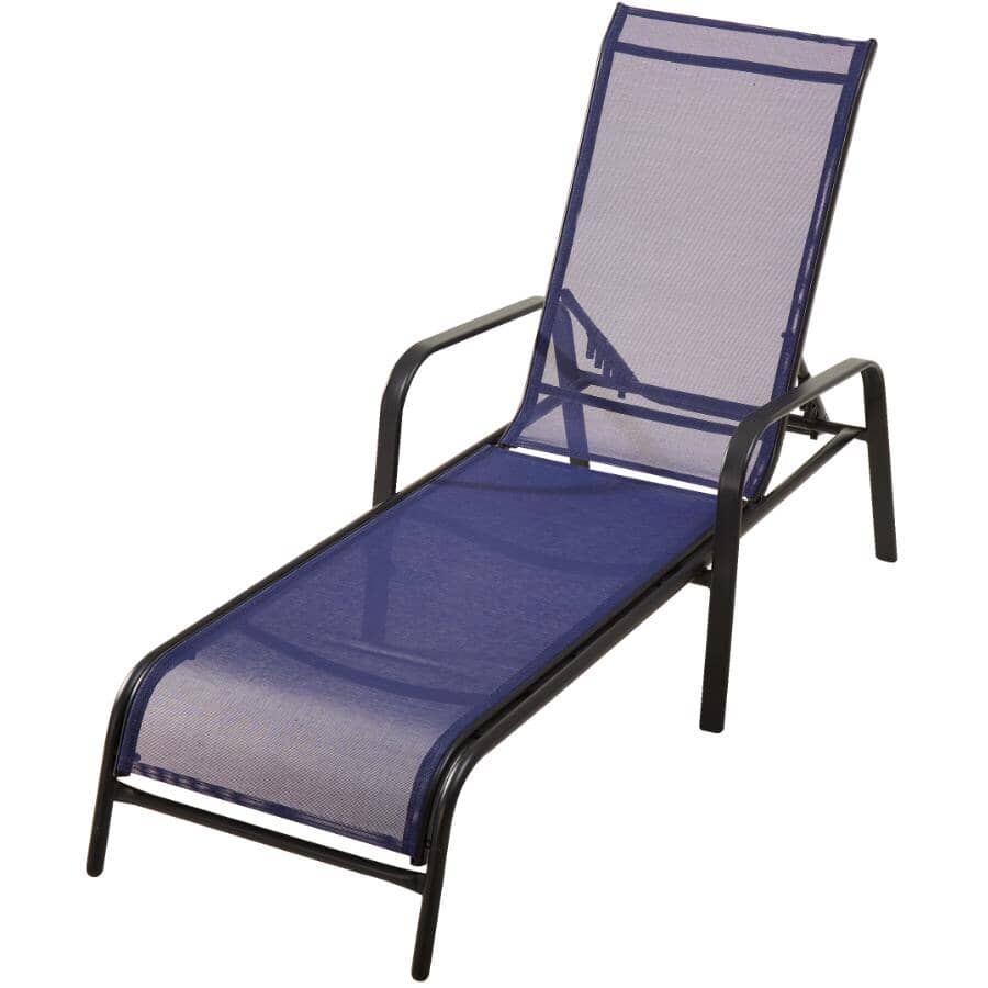 Sling Chaise Lounge - Medieval Blue
