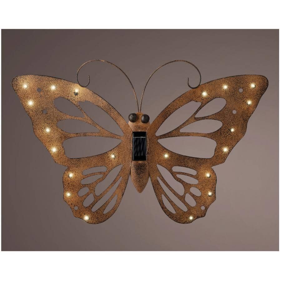 Solar Butterfly Wall Light with Steady Function