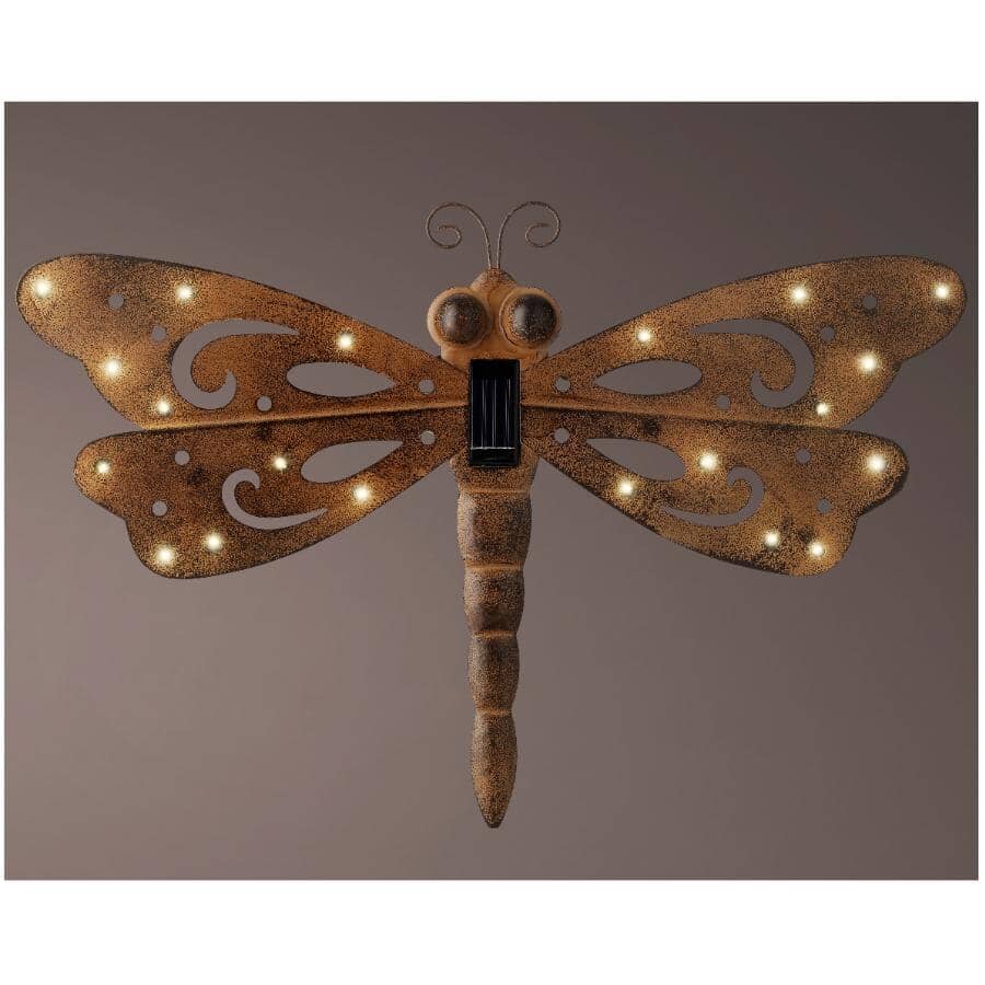 Solar Dragonfly Wall Light with Steady Function
