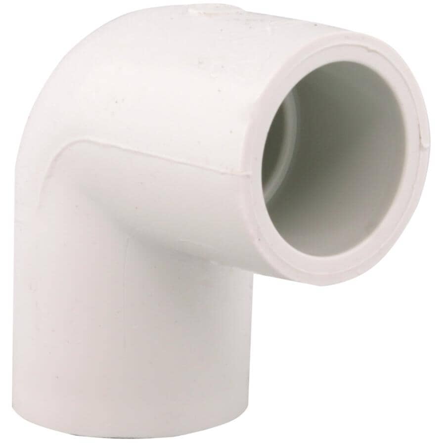 Schedule 40 1/2" Slip x Slip PVC 90 Degree Elbow