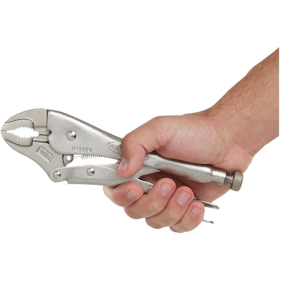 10" Locking Curved Jaw Cutter Pliers