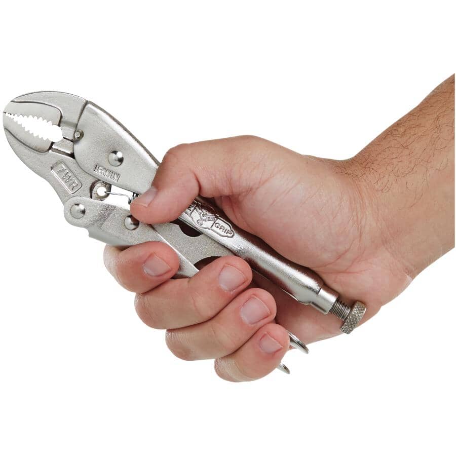 7" Locking Curved Jaw Cutter Pliers