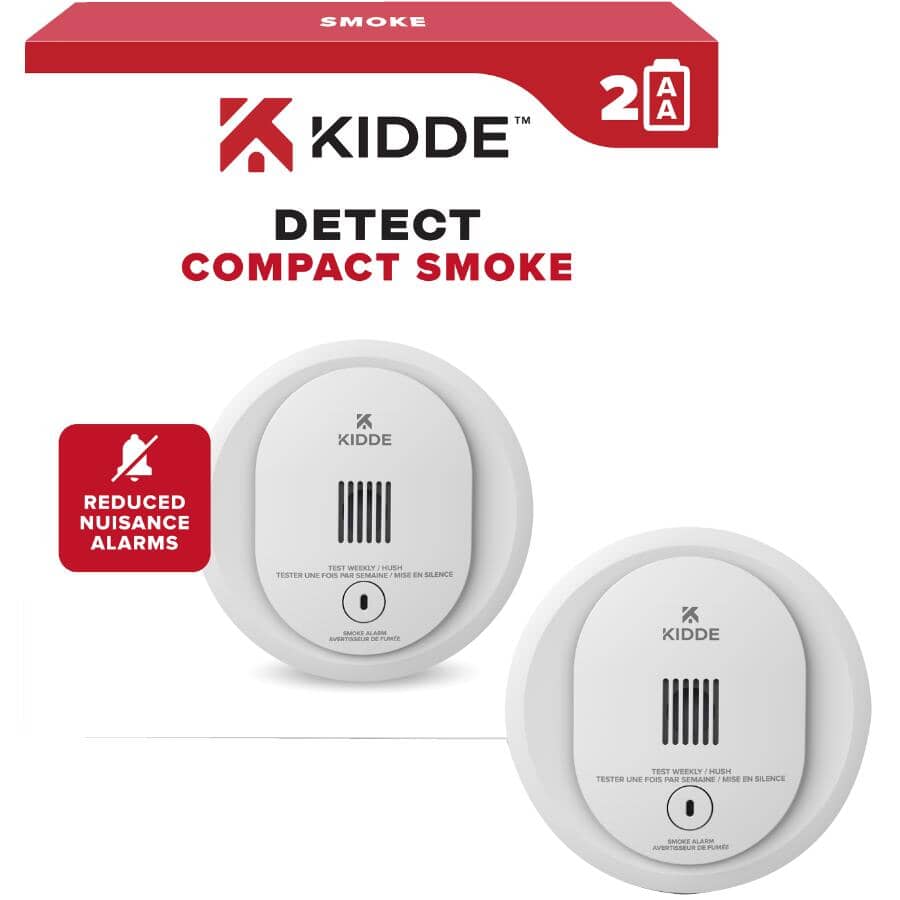 Battery Operated Compact Smoke Detector