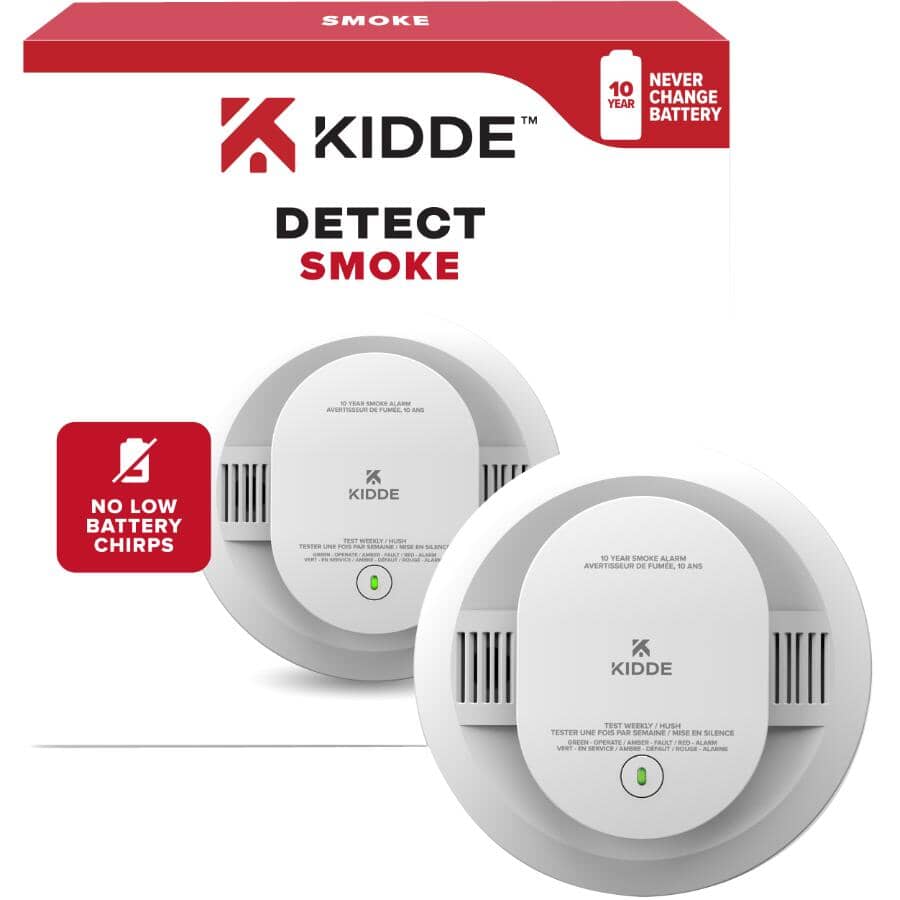 Smoke Detector with Worry Free 10 Year Battery