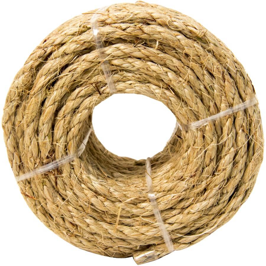 1/4" x 50' Sisal Twisted Rope