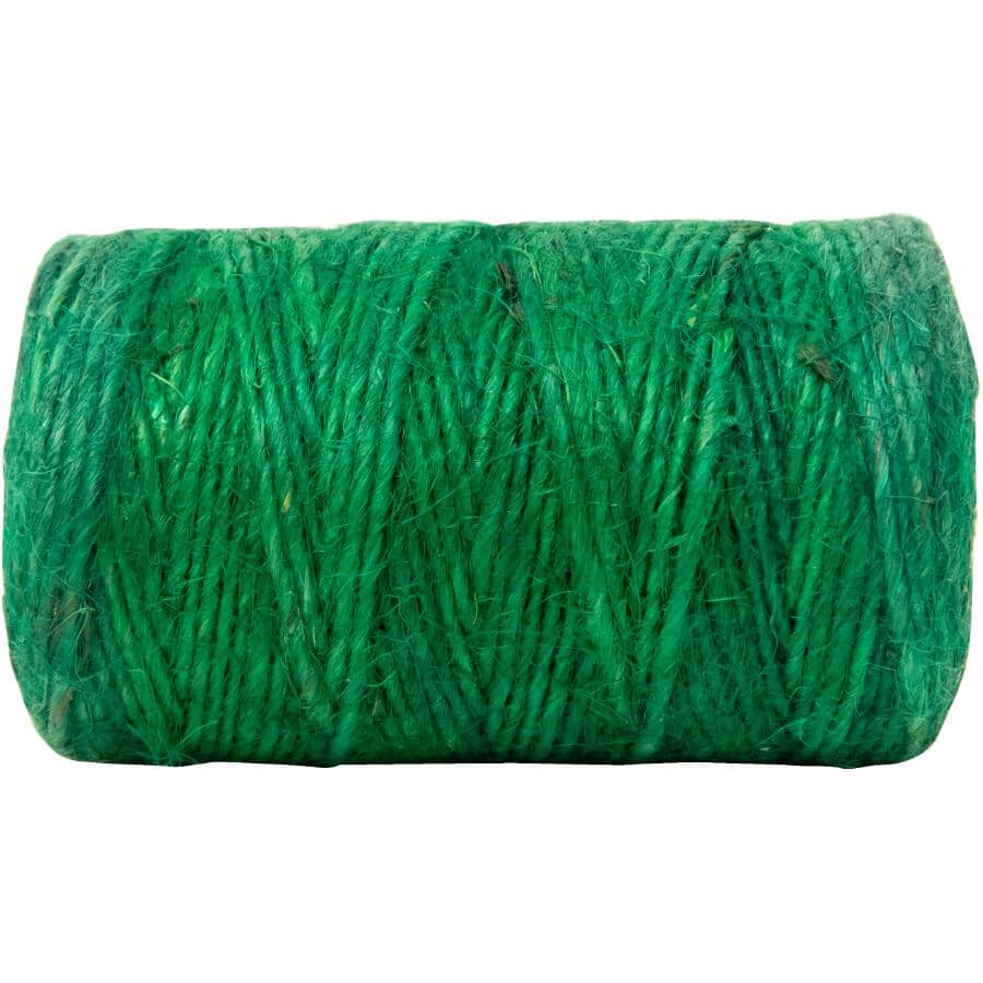 190' Green Fine Jute Twine