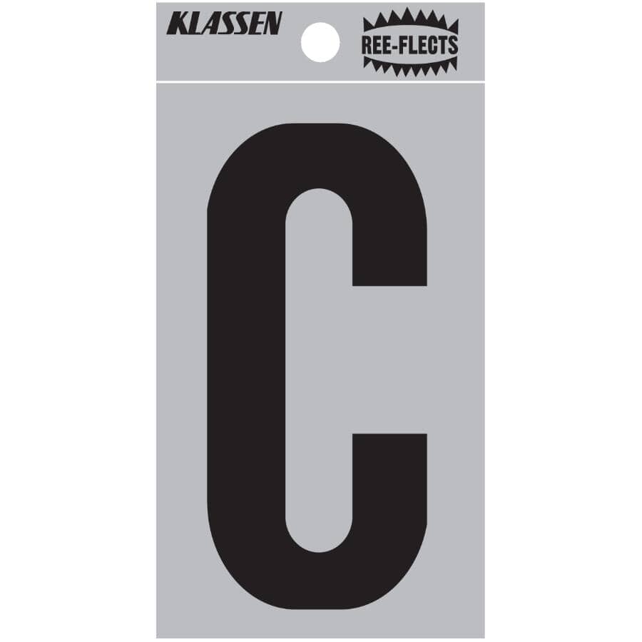 3" Ree-Flects 'C' House Letter