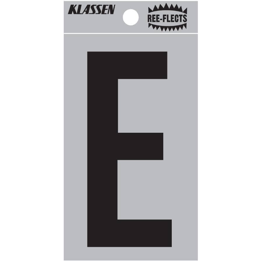 3" Ree-Flects 'E' House Letter
