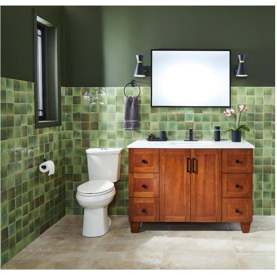 48" W x 22" D Madera Vanity with Quartz Stone Top - Rustic Wood