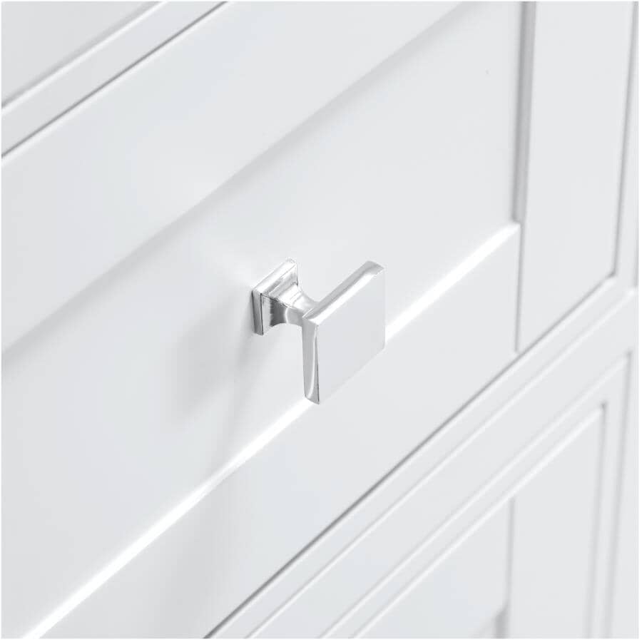 59" W x 22" D Soho Vanity with Quartz Stone Top - White