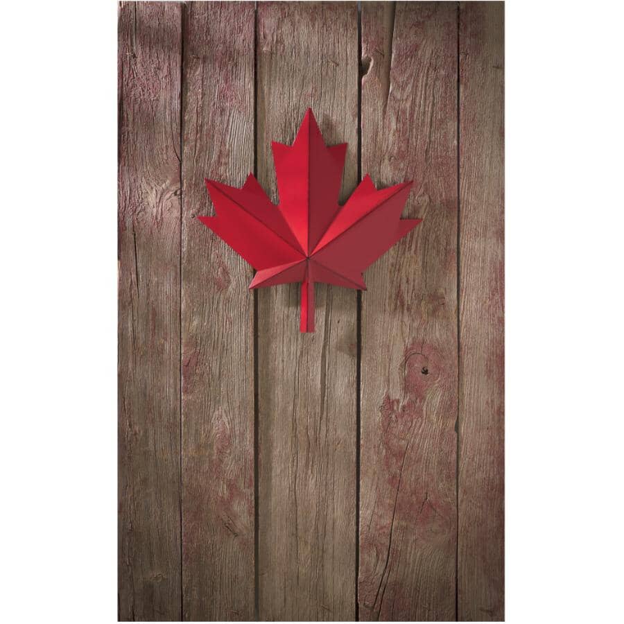 Maple Leaf Hanging Wall Art Ornament - 19"