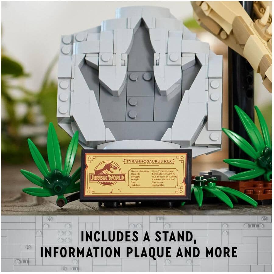 Dinosaur Fossils: T.Rex Skull Building Set - 577 Pieces