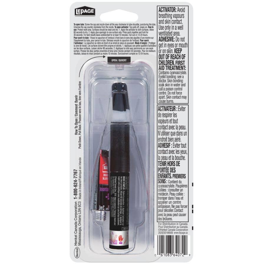 All Plastics Two Part Super Glue - 4 ml