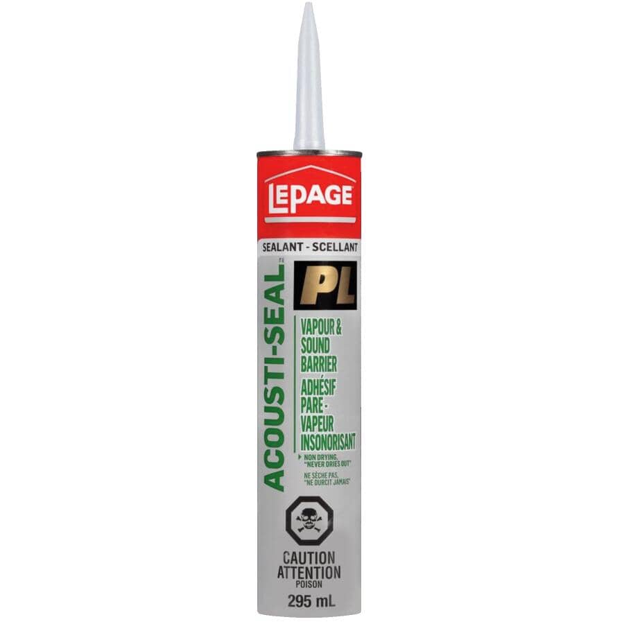 PL Acousti-Seal Vapour Barrier & Sound Reduction Acoustical Sealant - 295 ml