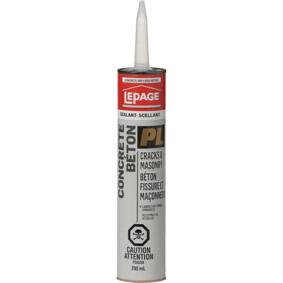 PL Polyurethane Concrete Crack & Masonry Sealant - Grey, 295 ml