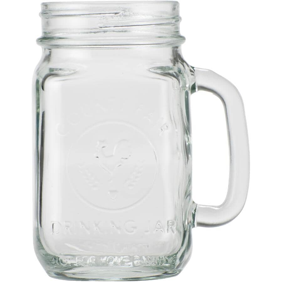 County Fair Glass Drinking Jar - 16 oz