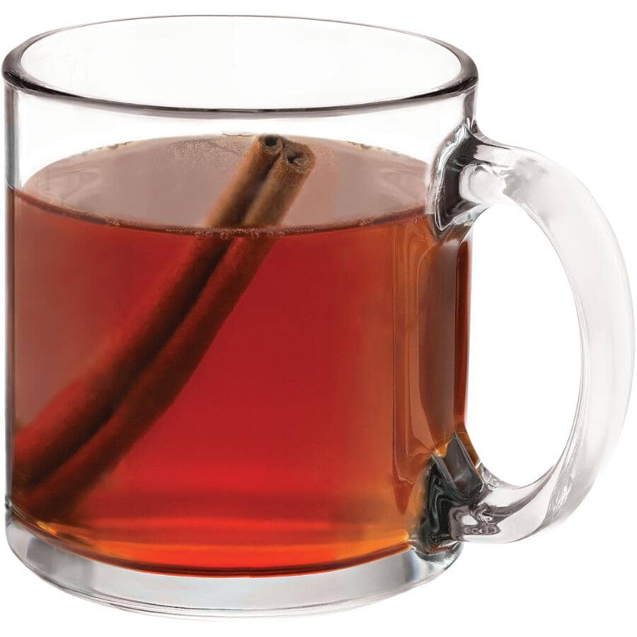 Robusta Glass Coffee Mug Set - 4 Pc, 13 oz