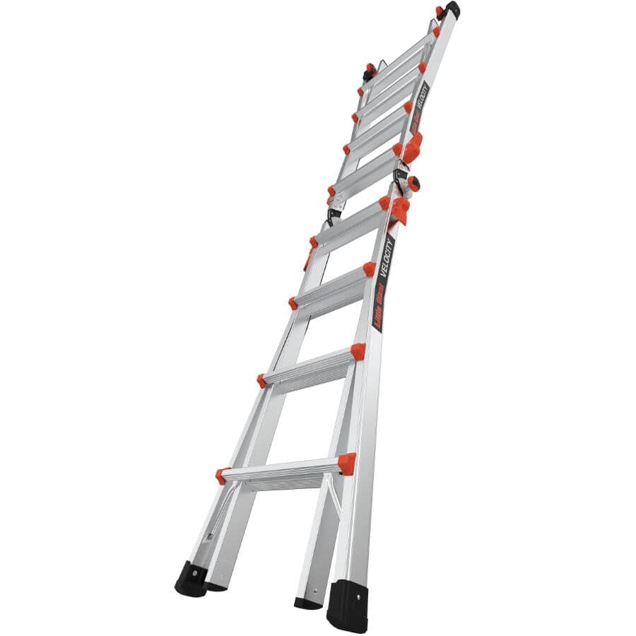 17' Velocity Aluminum Multi-Use Ladder - 300 lb Rated