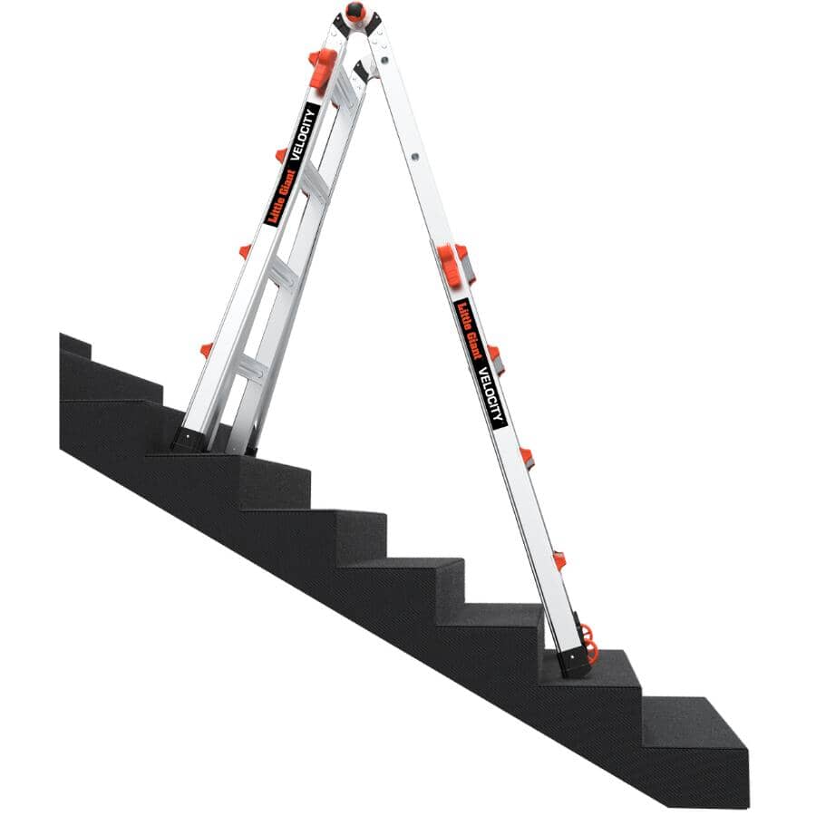 17' Velocity Aluminum Multi-Use Ladder - 300 lb Rated