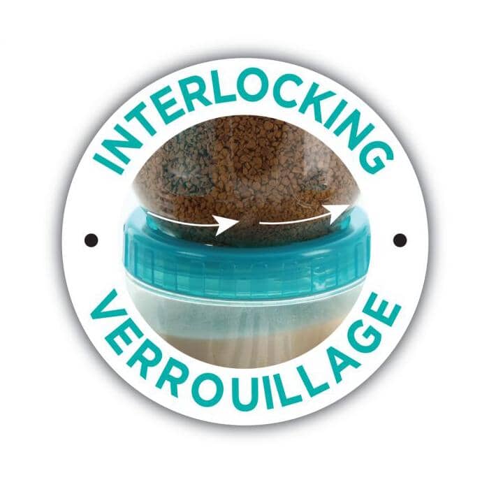Interlock Container - 1.6 L, Teal