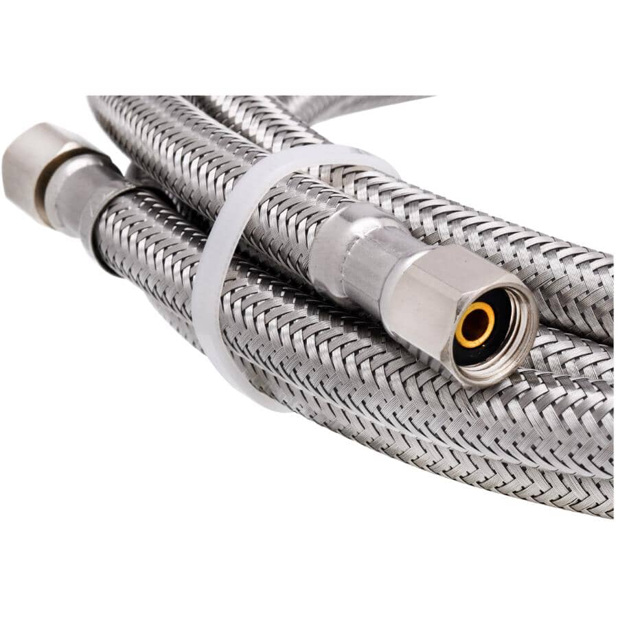 10' Icemaker Connector Hose - Stainless Steel