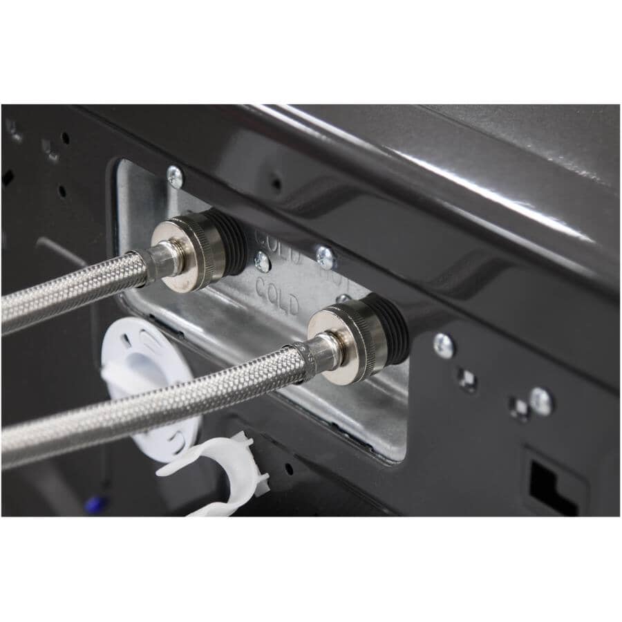 10' Washing Machine Connector Hose - Stainless Steel