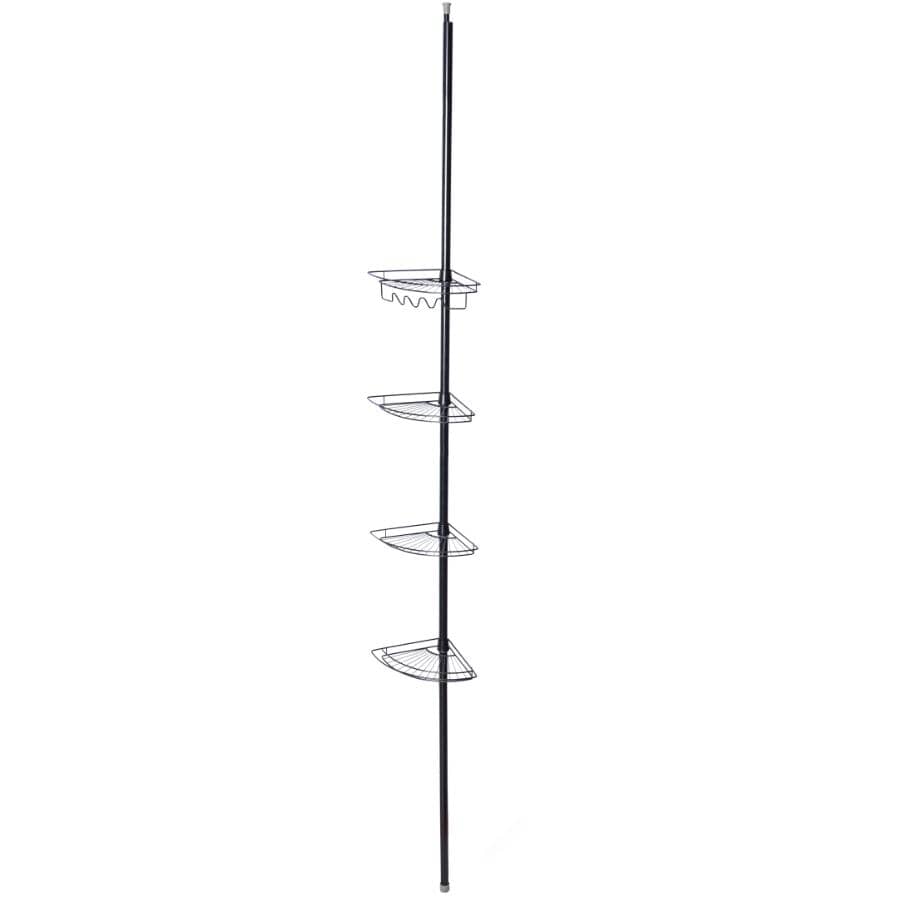 Tension Shower Caddy - Black