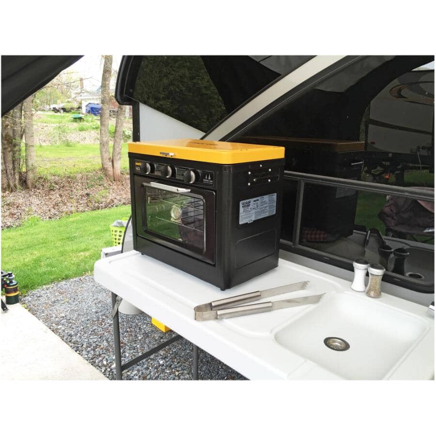 14,600 BTU Propane Oven and Stove Combo