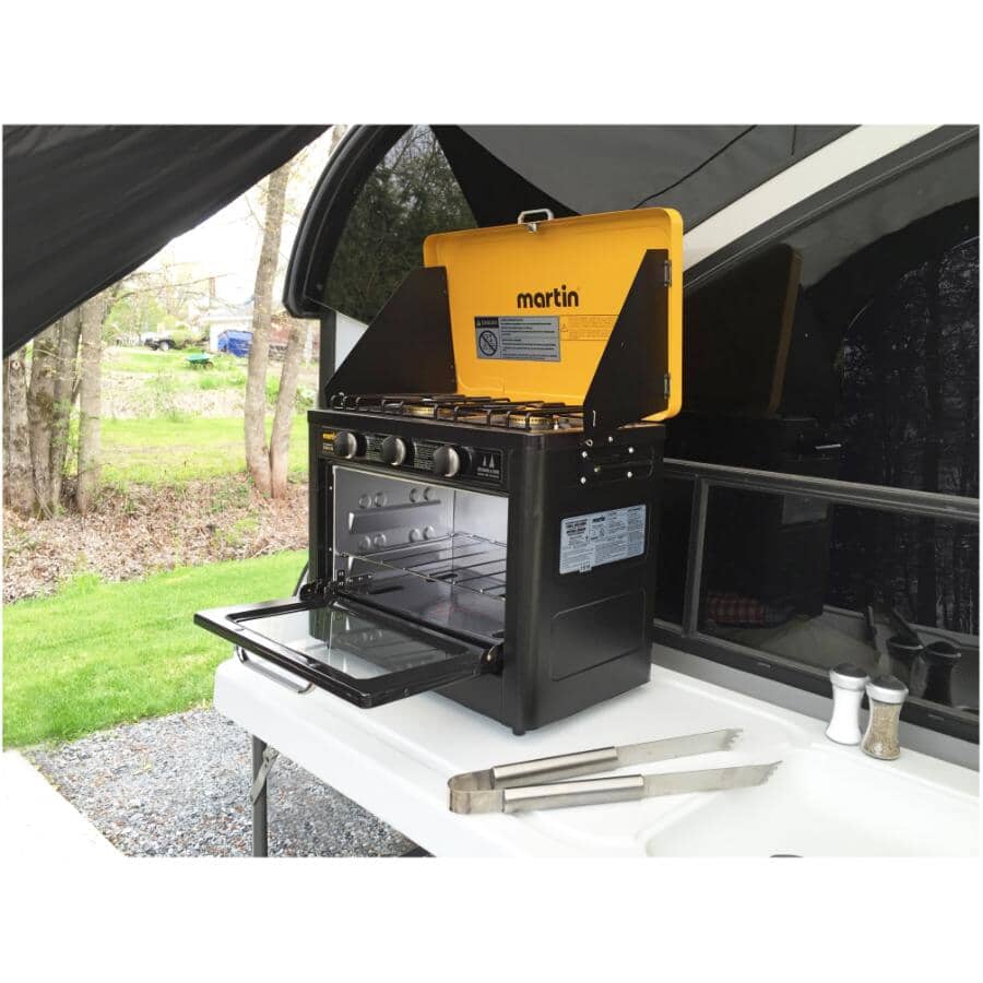 14,600 BTU Propane Oven and Stove Combo