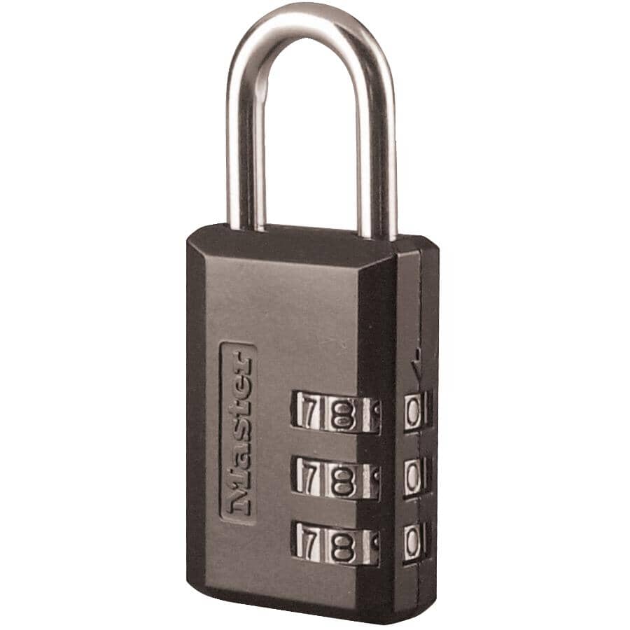 1-3/16" Combination Luggage Padlock