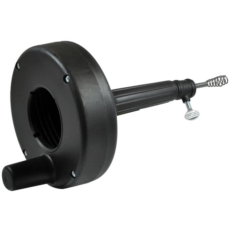 1/4" x 15' Pistol Grip Power Drum Drain Auger