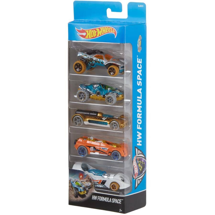 5 Pack Hot Wheels - Assorted Vehicles