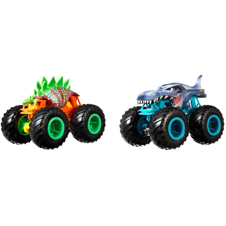 Hot Wheels Monster Truck Rivals Diecast Trucks 1:64 scale - 2 Pack, Assorted Trucks