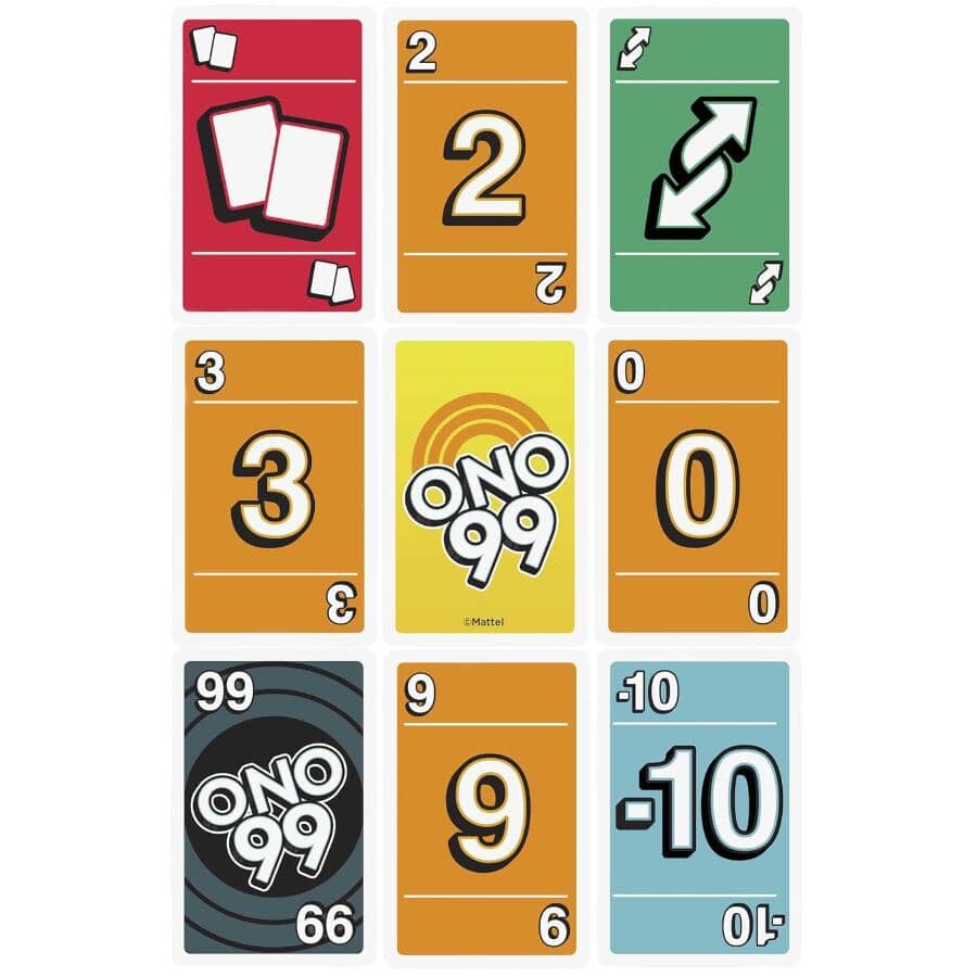 ONO 99 Card Game