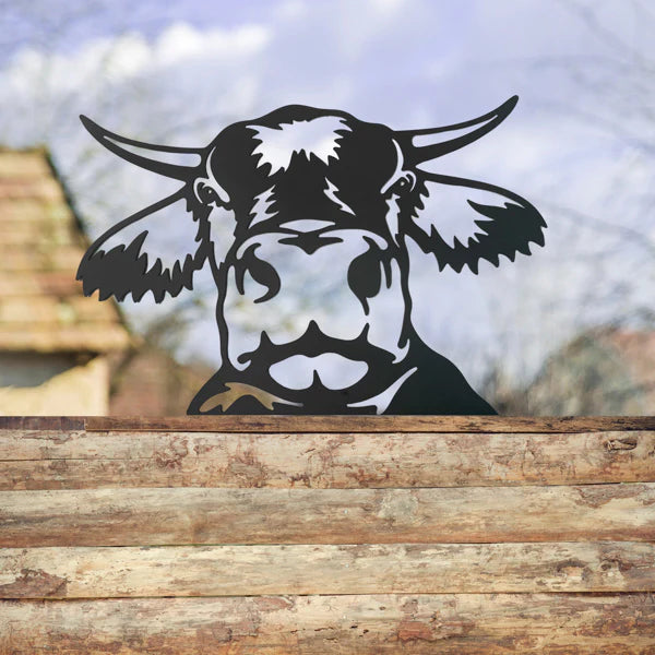 Cow Metal Wall Art