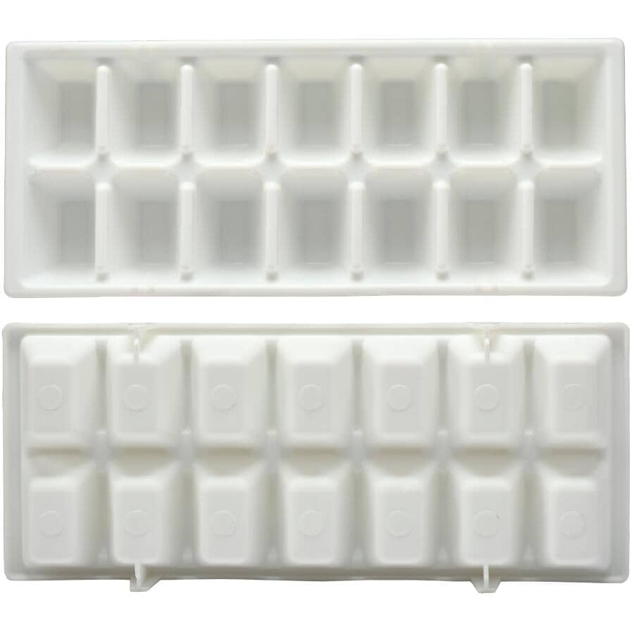 Ice Cube Trays- White, 2 Pack