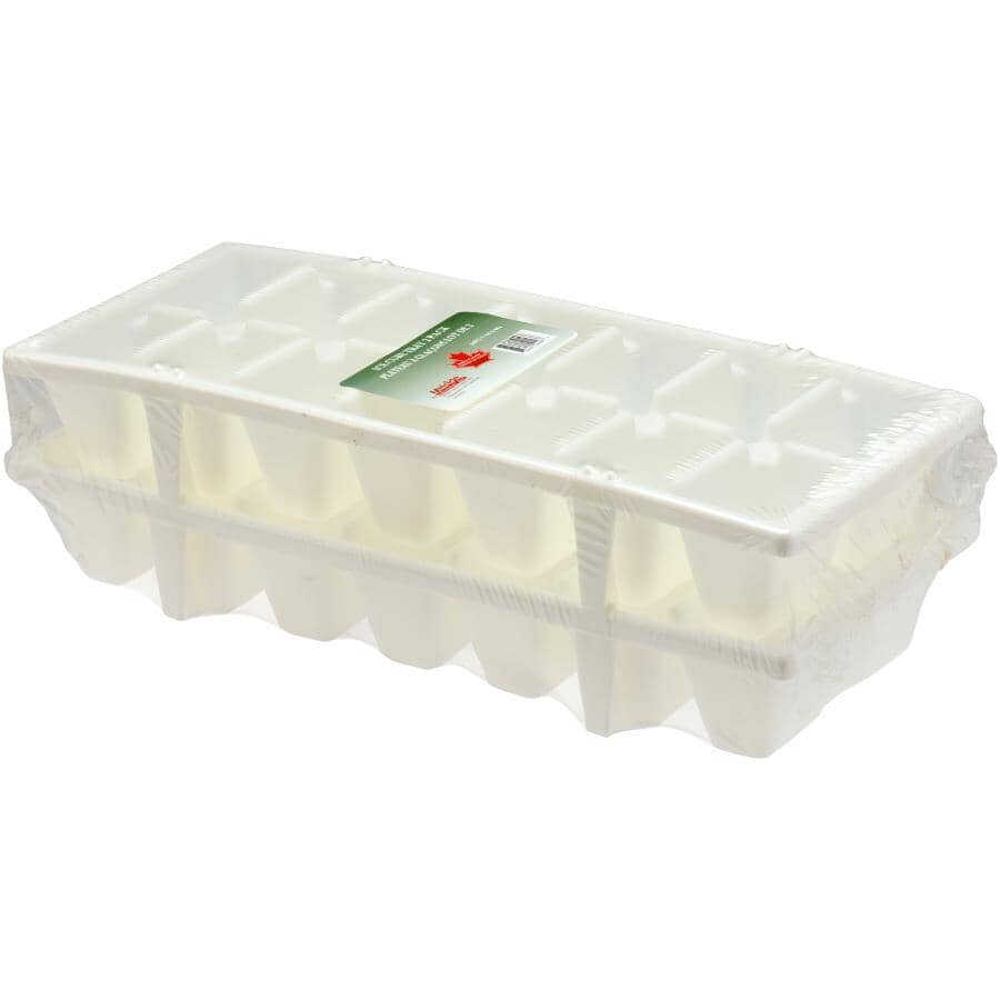 Ice Cube Trays- White, 2 Pack