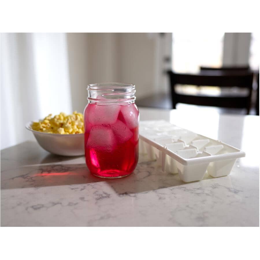 Ice Cube Trays- White, 2 Pack