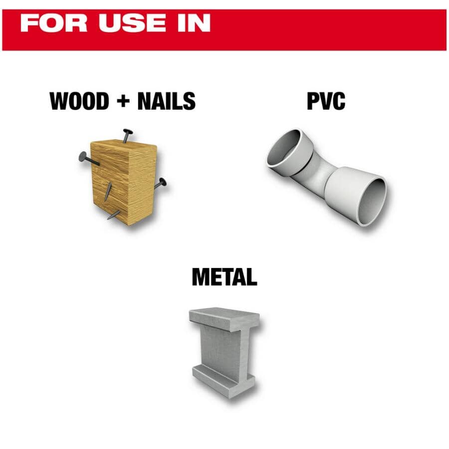 12" 7/11 Tooth Multi-Material Sawzall The Wrecker Reciprocating Saw Blades - 5 Pack