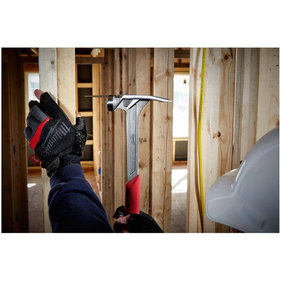 17 oz Smooth Face Framing Hammer - with Straight Claw