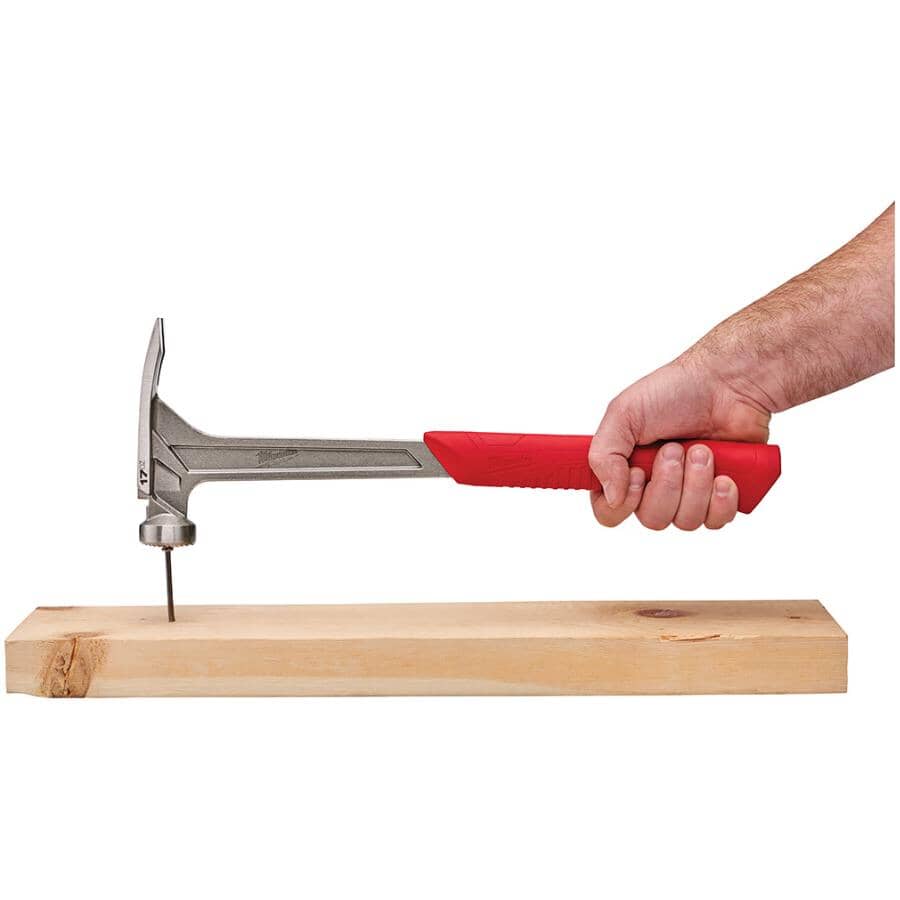 17 oz Straight Claw Milled Face Framing Hammer